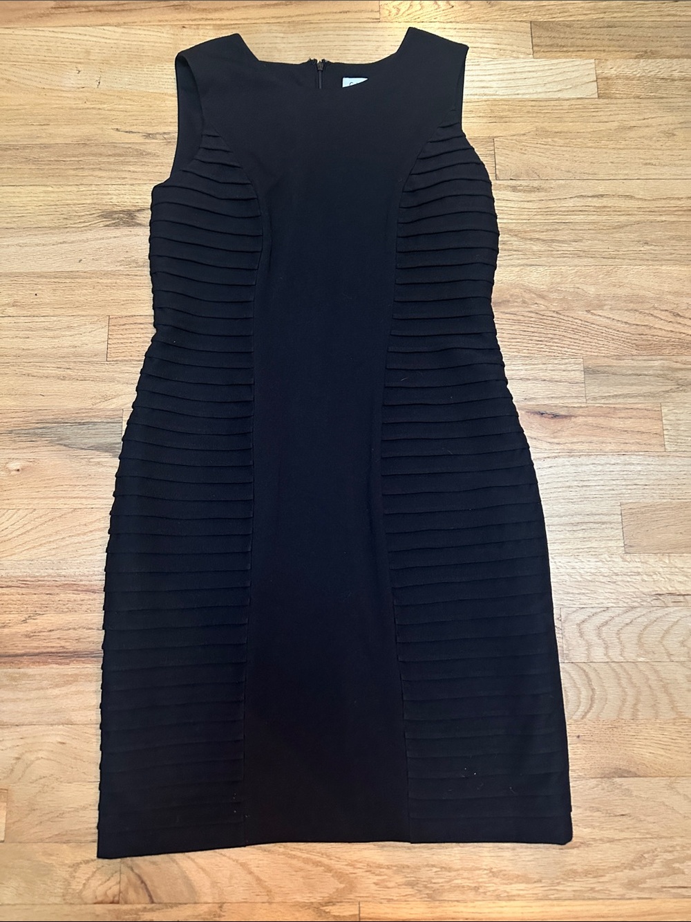 Calvin Klein Black Sleeveless Sheath Dress Size 10